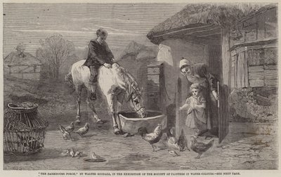 The Farmhouse Porch by Walter Goodall